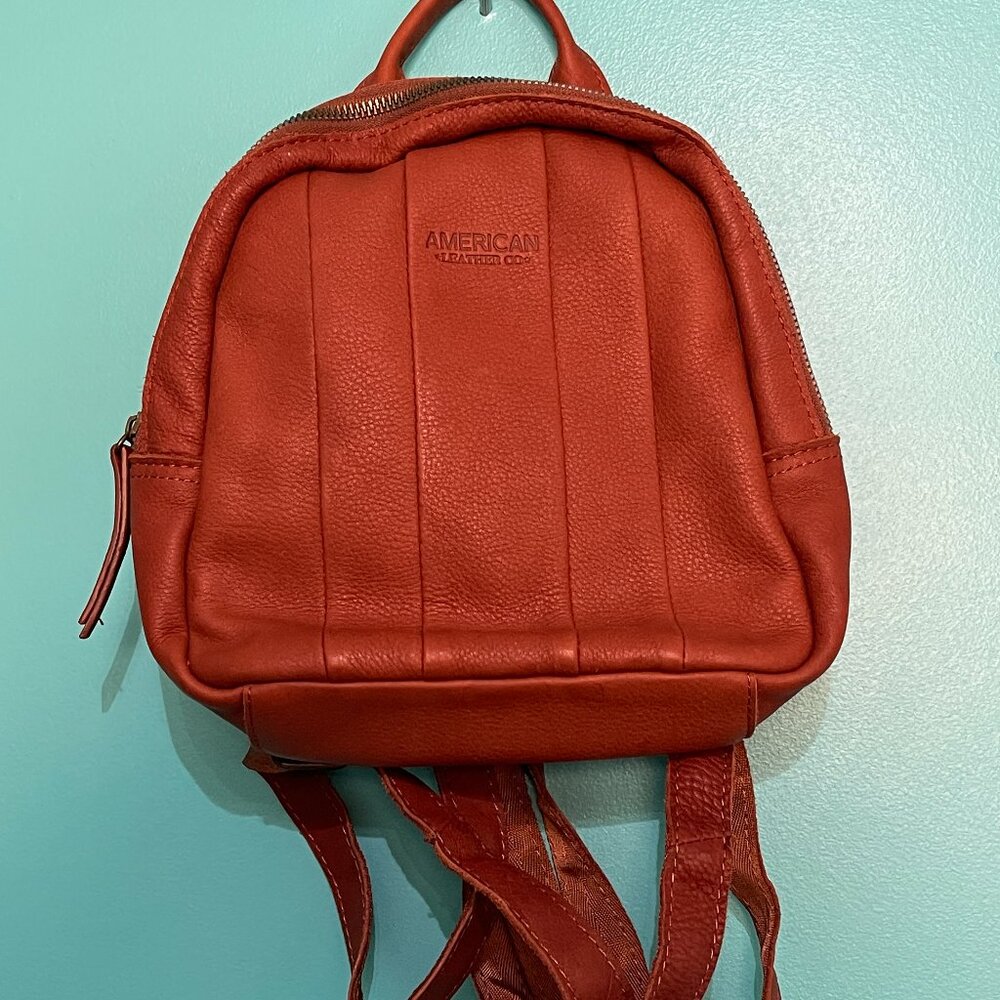 Small American Leather Backpack